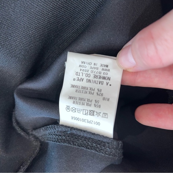 Bape Performance Black Zip Up Hoodie - Picture 7 of 8